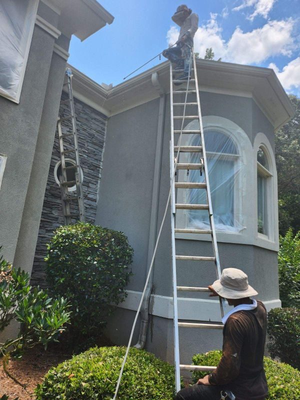 Read more about the article pressure washing before painting.